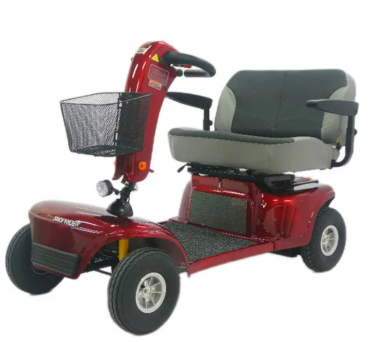 Elektromobil Shoprider Usedom 2-Sitzer in Rot Aktiv Deutschland