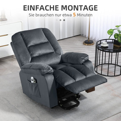 RehaComfort Aufstehsessel Tavaro Premium mit Massage und Wärme RehaComfort
