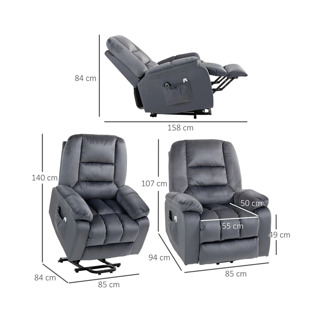 RehaComfort Aufstehsessel Tavaro Premium mit Massage und Wärme RehaComfort