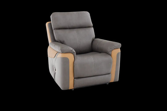 Aufstehsessel Rise in Stoff Smoke & Saddle Pride Mobility