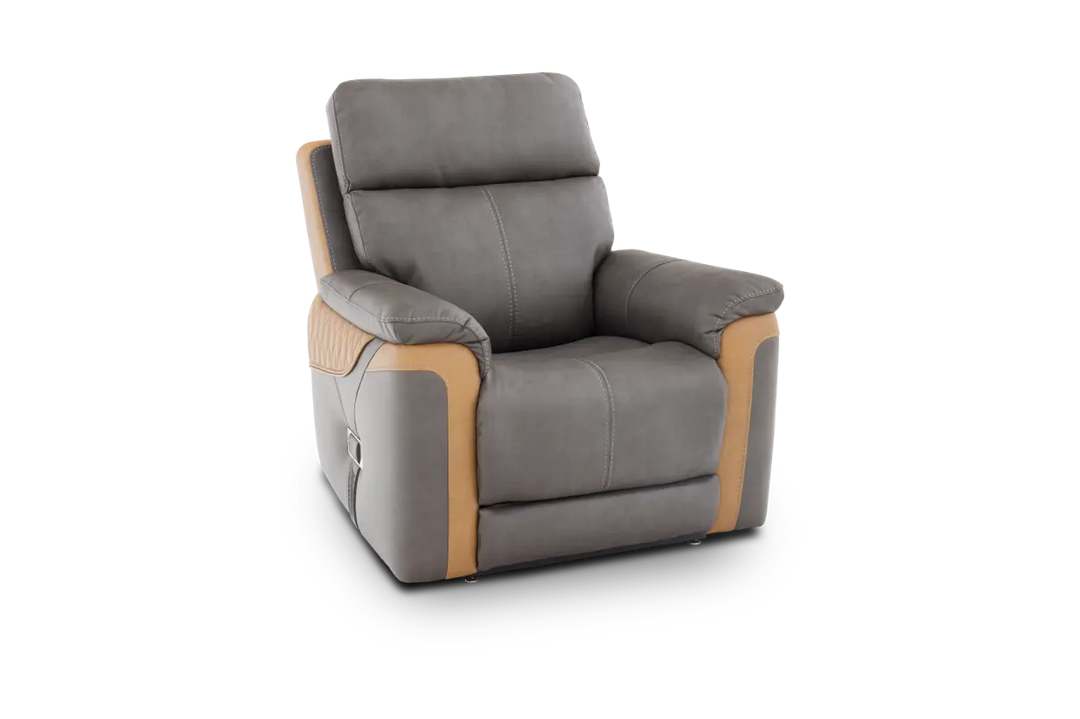 Aufstehsessel Rise in Stoff Smoke & Saddle Pride Mobility