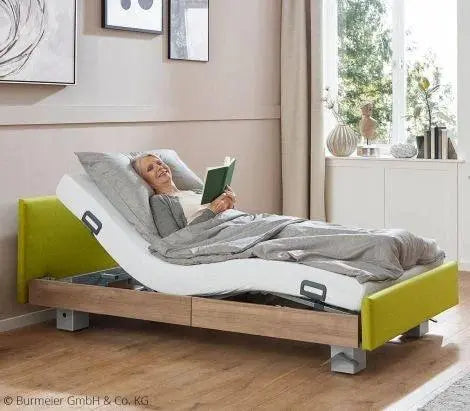 Burmeier Pflegebett Regia Easy Switch mit Stoff-/Kunstlederbezug
