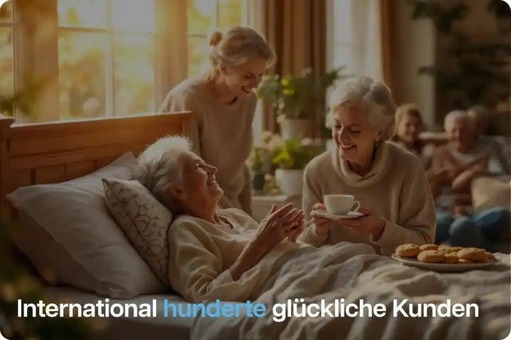 Burmeier Pflegebett Regia Easy Switch mit Stoff-/Kunstlederbezug Burmeier