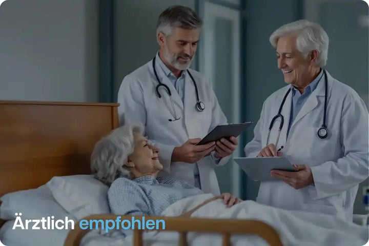 Burmeier Pflegebett Regia Easy Switch mit Stoff-/Kunstlederbezug Burmeier