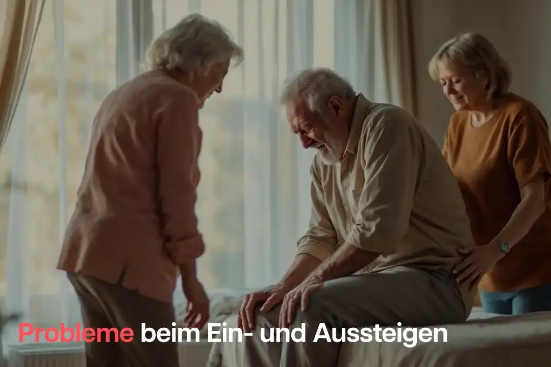 Burmeier Regia Pflegedoppelbett mit Holzdekor Burmeier