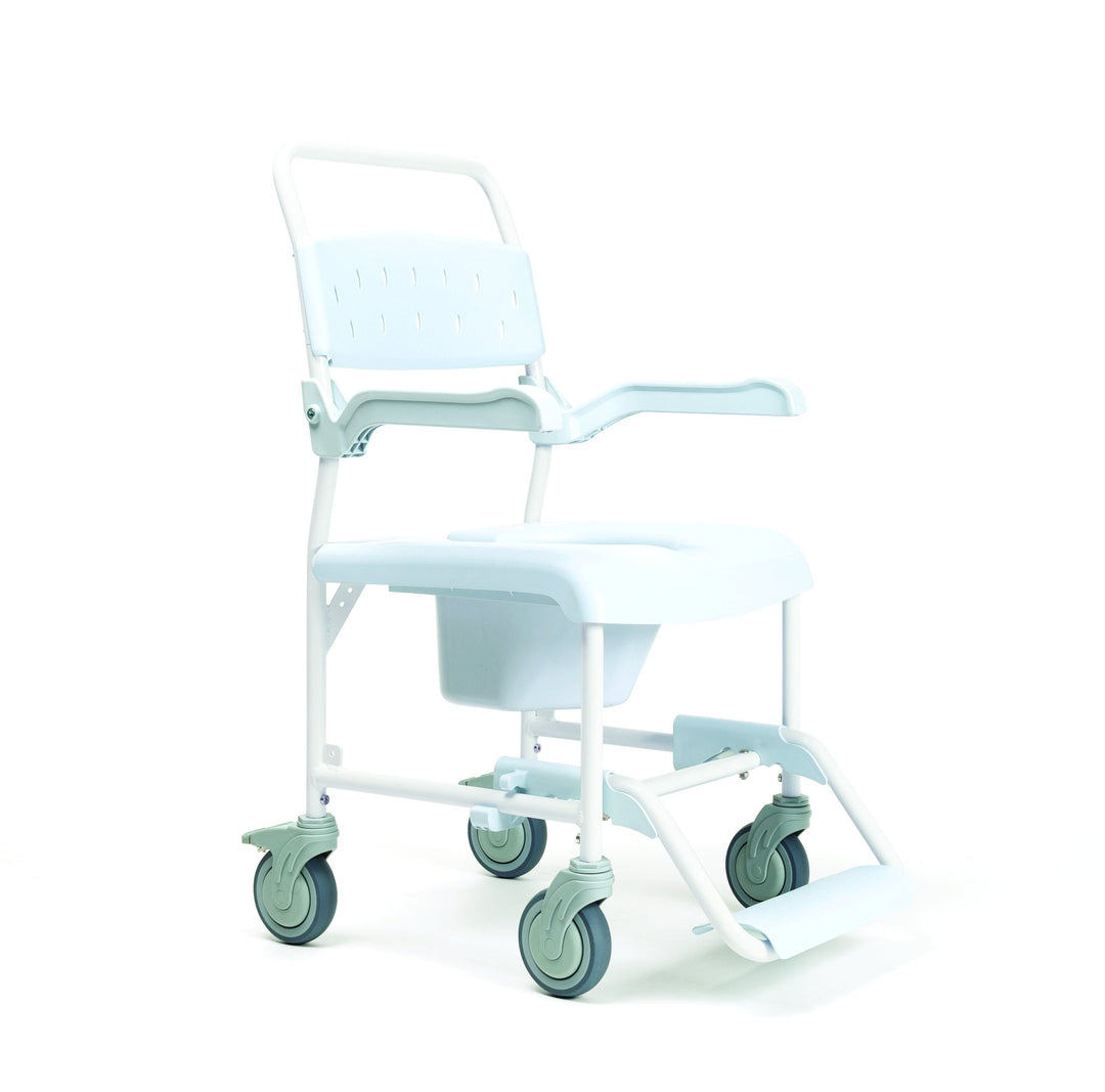 Dusch- und Toilettenrollstuhl Pluo