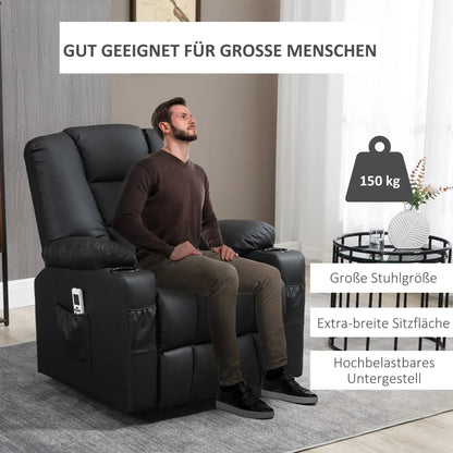 RehaComfort Aufstehsessel Ravello Deluxe mit Massage RehaComfort