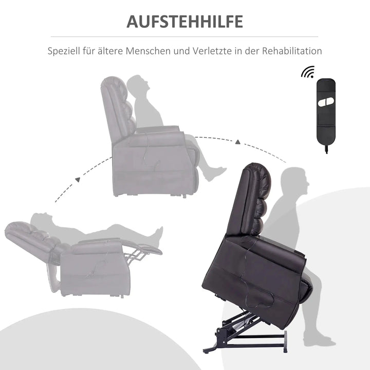 Seniorensessel mit Massagefunktion | Corvino | mit Massage und Wärme | RehaComfort