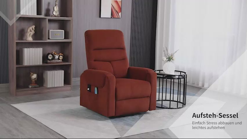 Fernsehsessel für Senioren | Bellano | mit Massage und Wärme | RehaComfort