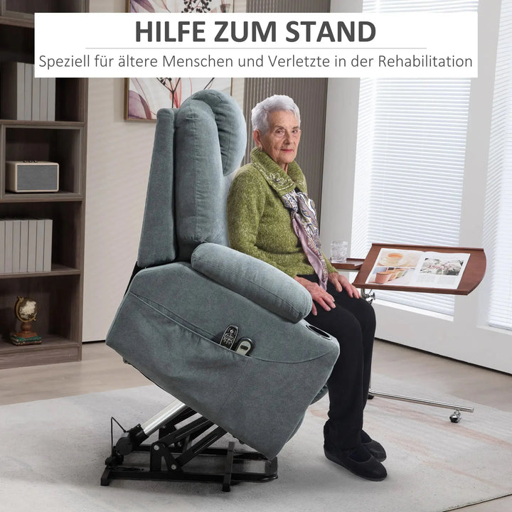 Massagesessel mit Aufstehhilfe elektrisch | mit Massage und Wärme | Sorano | RehaComfort RehaComfort
