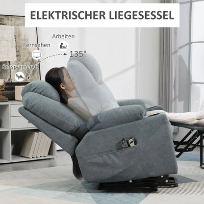 Massagesessel mit Aufstehhilfe elektrisch | mit Massage und Wärme | Sorano | RehaComfort RehaComfort