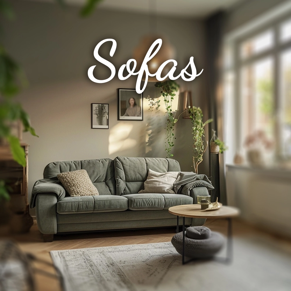 Ein Sofa in einem Wohnzimmer